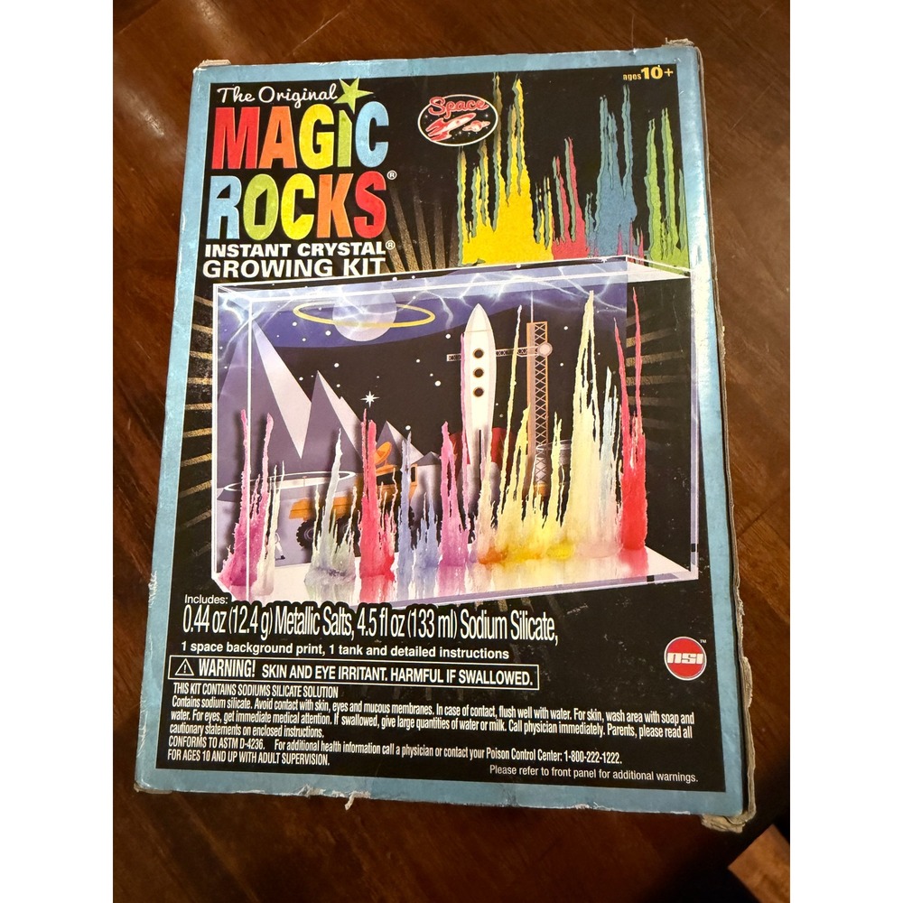 NSI The Original Magic Rocks Instant Crystal Growing Kit Space Edition Sealed
